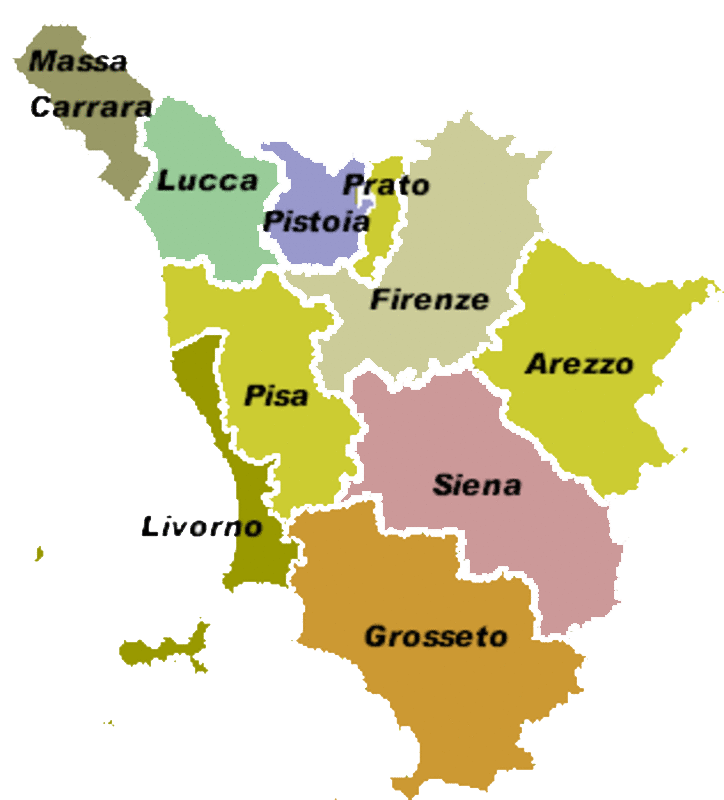 Area di intervento Toscana